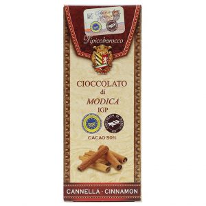 Modica chocolate with cinnamon