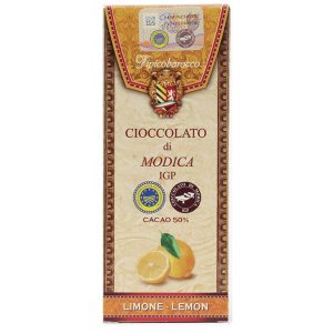 Modica chocolate with lemon