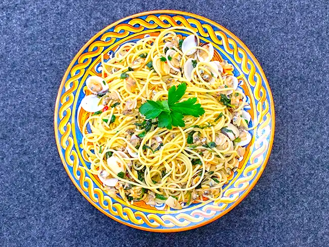 Pasta with Venus clams