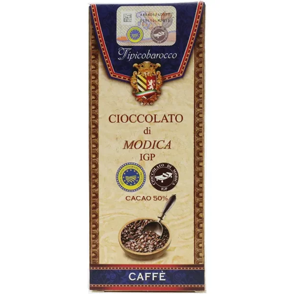 Modica chocolate with coffee