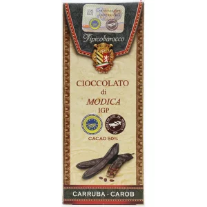 Modica chocolate with carob