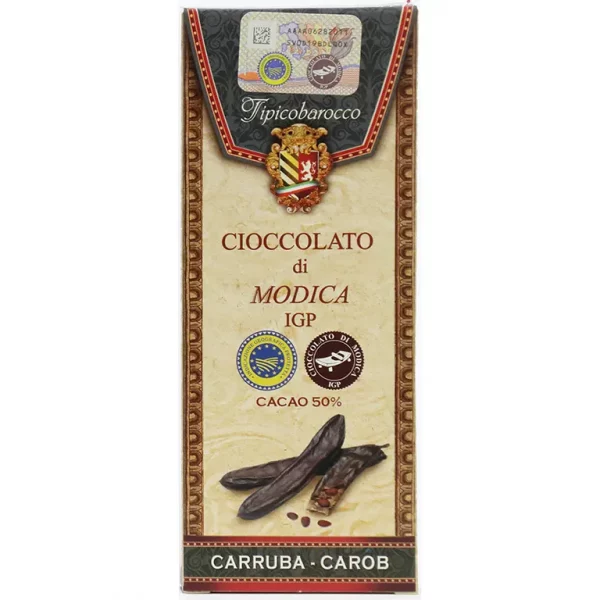 Modica chocolate with carob