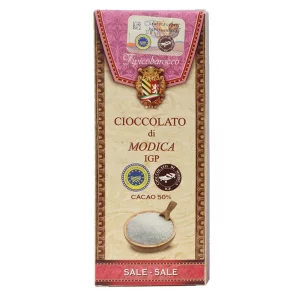 Modica chocolate with salt