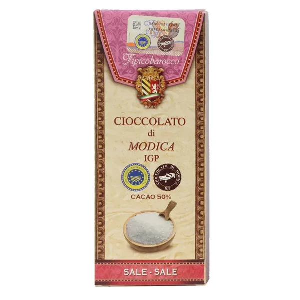 Modica chocolate with salt